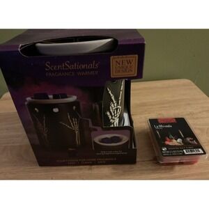 ScentSationals Skully Peace‎ and Love Skeleton Hand Design Fragrance Wax Warmer